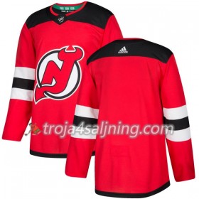 New Jersey Devils tröja Blank Röd 2017-2018 Adidas Authentic - NHL Tröjor Herr